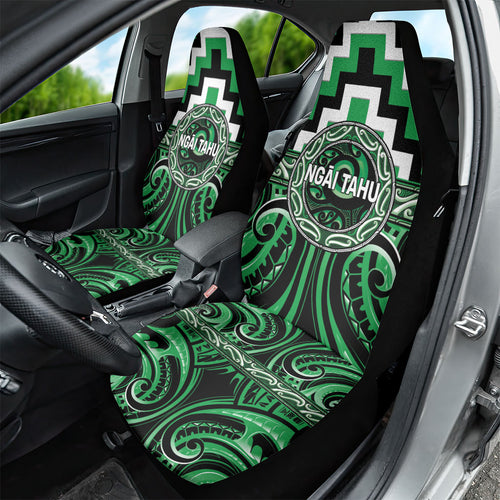 Aotearoa Ngai Tahu Car Seat Cover Maori Iwi Poutama Puhoro Tattoo