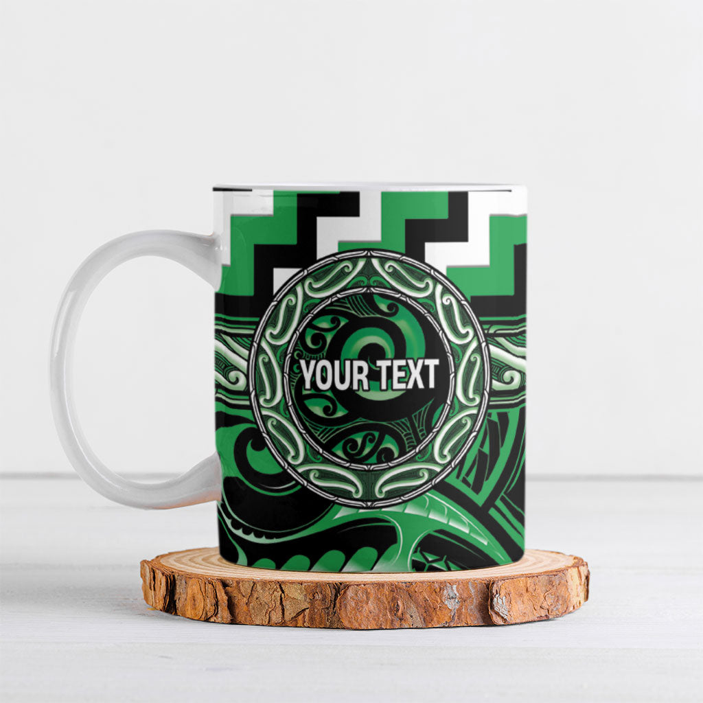 Aotearoa Ngai Tahu Personalised Ceramic Mug Maori Iwi Poutama Puhoro Tattoo