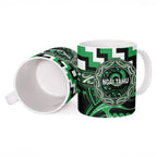 Aotearoa Ngai Tahu Personalised Ceramic Mug Maori Iwi Poutama Puhoro Tattoo