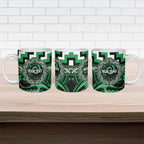 Aotearoa Ngai Tahu Personalised Ceramic Mug Maori Iwi Poutama Puhoro Tattoo