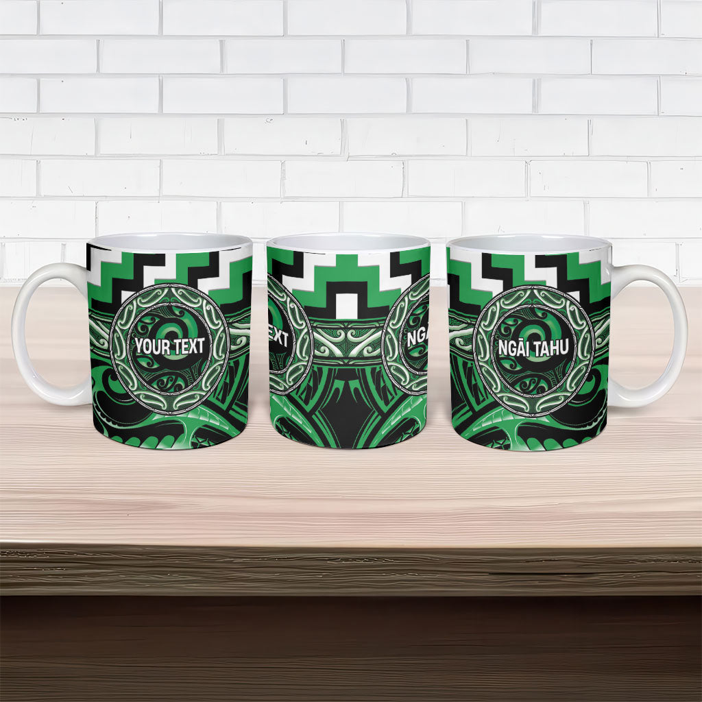 Aotearoa Ngai Tahu Personalised Ceramic Mug Maori Iwi Poutama Puhoro Tattoo