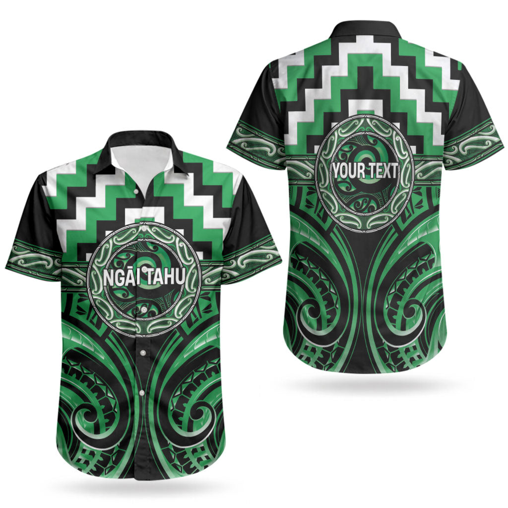 Aotearoa Ngai Tahu Personalised Couples Matching Summer Maxi Dress and Hawaiian Shirt Maori Iwi Poutama Puhoro Tattoo