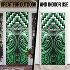 Aotearoa Ngai Tahu Personalised Door Cover Maori Iwi Poutama Puhoro Tattoo