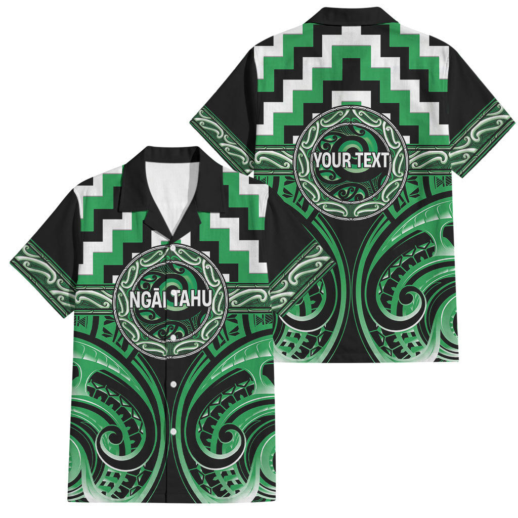 Aotearoa Ngai Tahu Personalised Family Matching Off Shoulder Maxi Dress and Hawaiian Shirt Maori Iwi Poutama Puhoro Tattoo