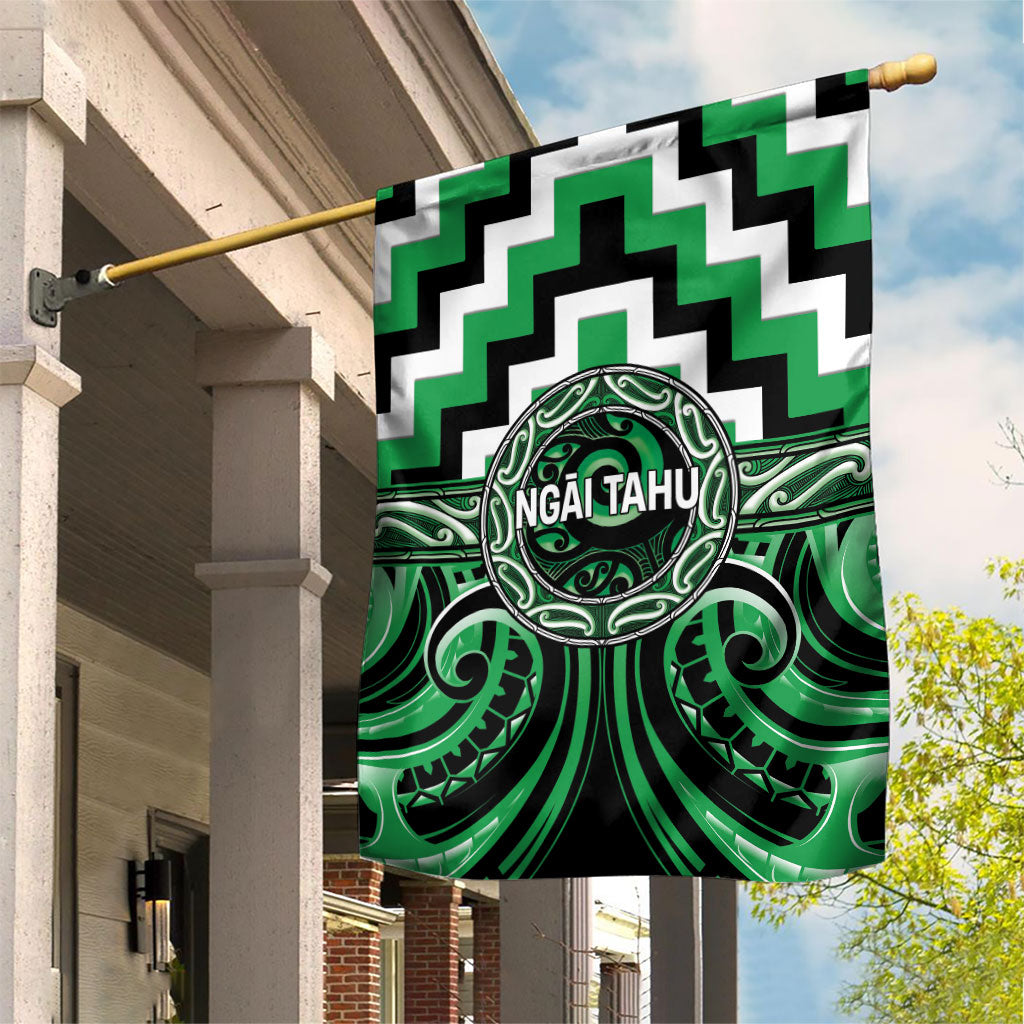 Aotearoa Ngai Tahu Garden Flag Maori Iwi Poutama Puhoro Tattoo