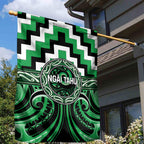 Aotearoa Ngai Tahu Garden Flag Maori Iwi Poutama Puhoro Tattoo