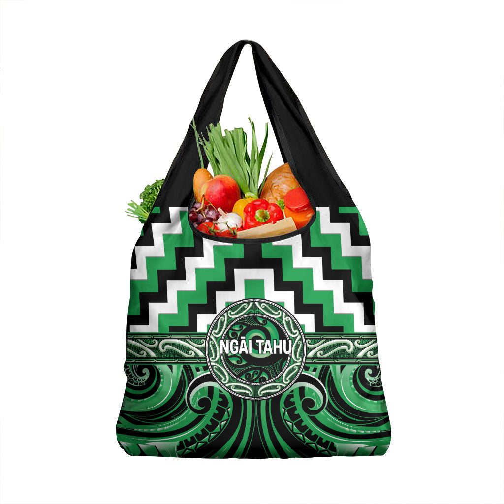 Aotearoa Ngai Tahu Grocery Bag Maori Iwi Poutama Puhoro Tattoo