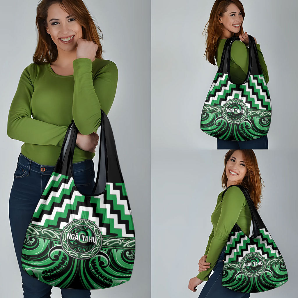 Aotearoa Ngai Tahu Grocery Bag Maori Iwi Poutama Puhoro Tattoo