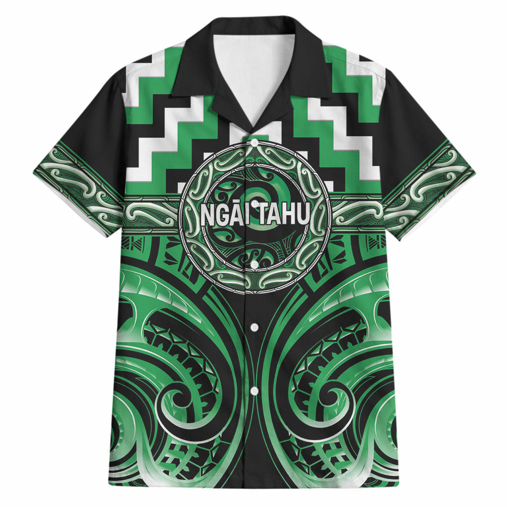 Aotearoa Ngai Tahu Personalised Hawaiian Shirt Maori Iwi Poutama Puhoro Tattoo