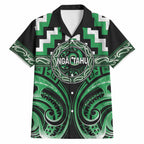 Aotearoa Ngai Tahu Personalised Hawaiian Shirt Maori Iwi Poutama Puhoro Tattoo