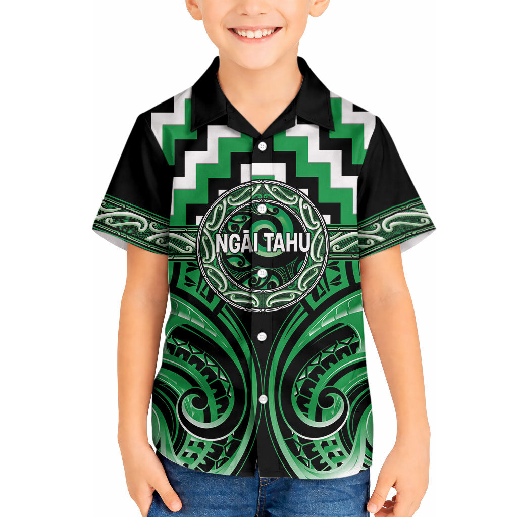 Aotearoa Ngai Tahu Personalised Hawaiian Shirt Maori Iwi Poutama Puhoro Tattoo