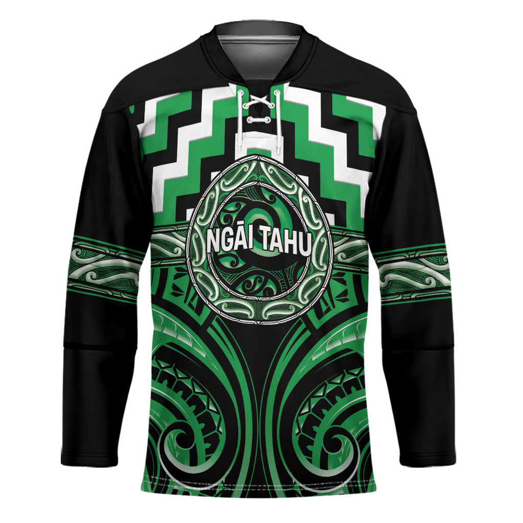 Aotearoa Ngai Tahu Personalised Hockey Jersey Maori Iwi Poutama Puhoro Tattoo