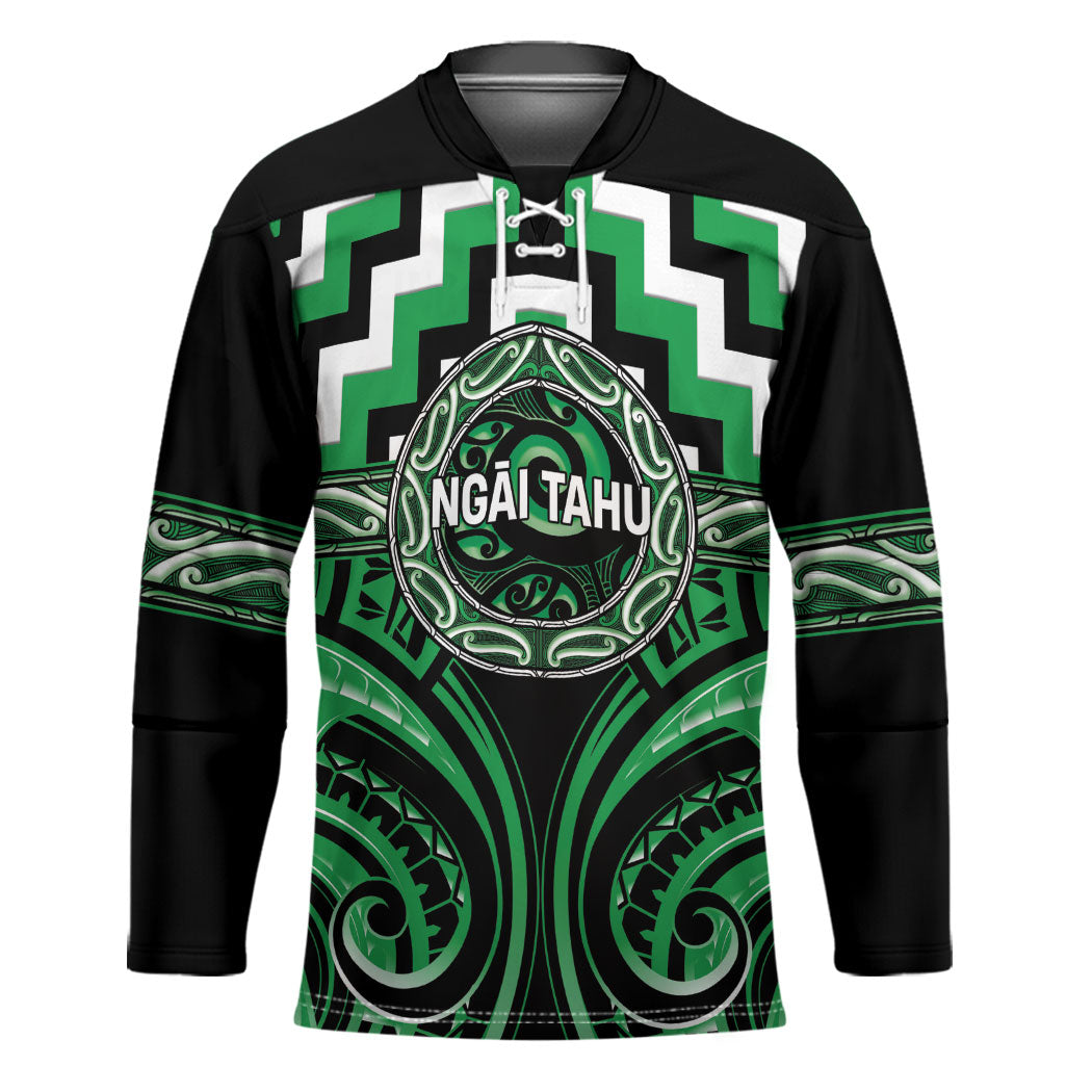 Aotearoa Ngai Tahu Personalised Hockey Jersey Maori Iwi Poutama Puhoro Tattoo
