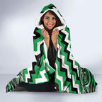 Aotearoa Ngai Tahu Hooded Blanket Maori Iwi Poutama Puhoro Tattoo