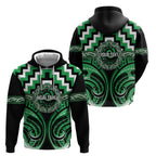 Aotearoa Ngai Tahu Personalised Hoodie Maori Iwi Poutama Puhoro Tattoo