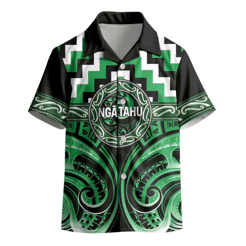 Aotearoa Ngai Tahu Personalised Kid Hawaiian Shirt Maori Iwi Poutama Puhoro Tattoo