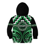 Aotearoa Ngai Tahu Personalised Kid Hoodie Maori Iwi Poutama Puhoro Tattoo
