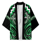 Aotearoa Ngai Tahu Personalised Kimono Maori Iwi Poutama Puhoro Tattoo