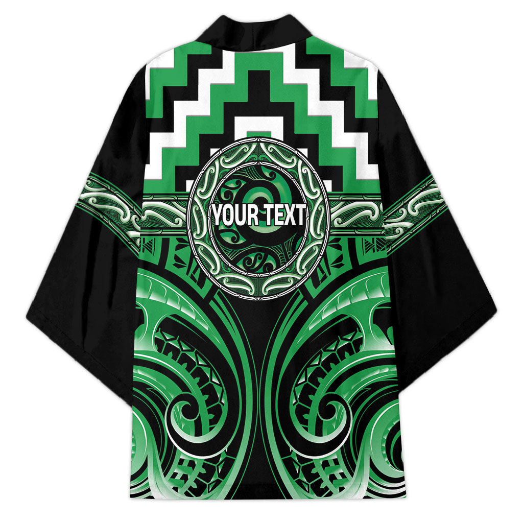 Aotearoa Ngai Tahu Personalised Kimono Maori Iwi Poutama Puhoro Tattoo