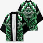 Aotearoa Ngai Tahu Personalised Kimono Maori Iwi Poutama Puhoro Tattoo
