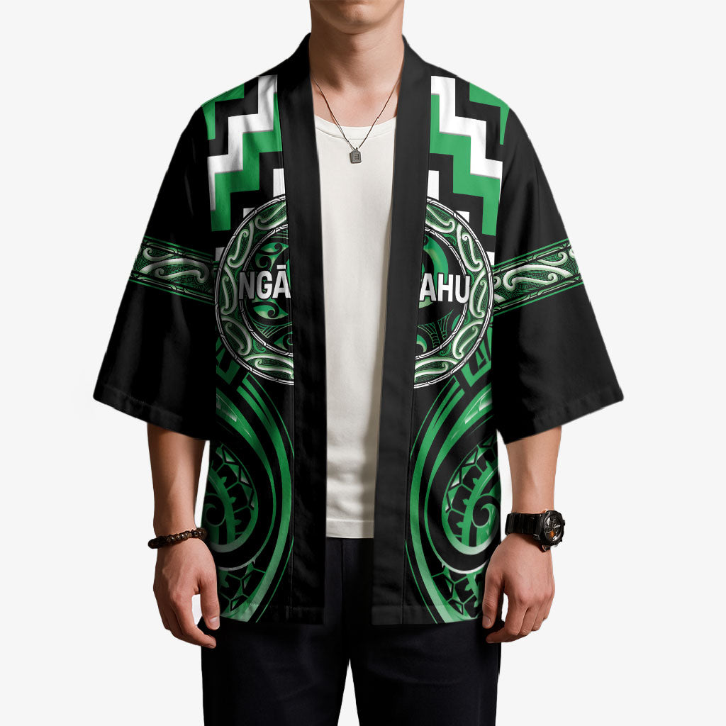 Aotearoa Ngai Tahu Personalised Kimono Maori Iwi Poutama Puhoro Tattoo