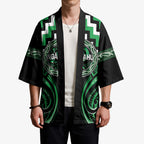 Aotearoa Ngai Tahu Personalised Kimono Maori Iwi Poutama Puhoro Tattoo