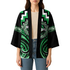 Aotearoa Ngai Tahu Personalised Kimono Maori Iwi Poutama Puhoro Tattoo