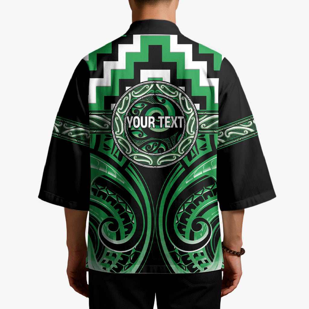 Aotearoa Ngai Tahu Personalised Kimono Maori Iwi Poutama Puhoro Tattoo