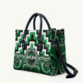 Aotearoa Ngai Tahu Leather Bag Maori Iwi Poutama Puhoro Tattoo