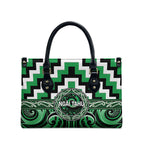 Aotearoa Ngai Tahu Leather Bag Maori Iwi Poutama Puhoro Tattoo
