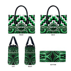 Aotearoa Ngai Tahu Leather Bag Maori Iwi Poutama Puhoro Tattoo