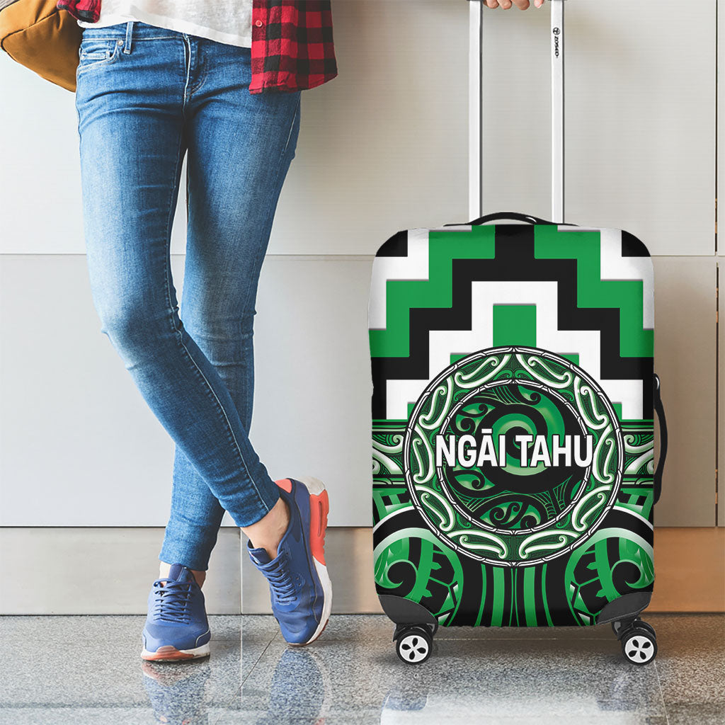 Aotearoa Ngai Tahu Luggage Cover Maori Iwi Poutama Puhoro Tattoo