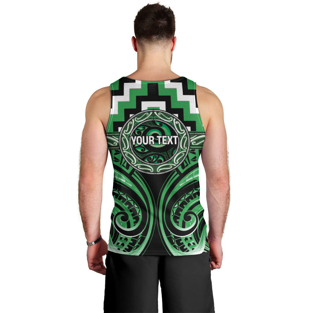 Aotearoa Ngai Tahu Personalised Men Tank Top Maori Iwi Poutama Puhoro Tattoo