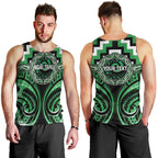 Aotearoa Ngai Tahu Personalised Men Tank Top Maori Iwi Poutama Puhoro Tattoo