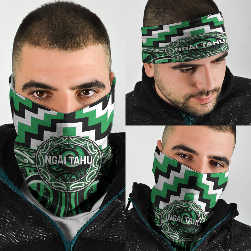 Aotearoa Ngai Tahu Neck Gaiter Maori Iwi Poutama Puhoro Tattoo