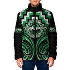 Aotearoa Ngai Tahu Personalised Padded Jacket Maori Iwi Poutama Puhoro Tattoo
