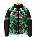 Aotearoa Ngai Tahu Personalised Padded Jacket Maori Iwi Poutama Puhoro Tattoo