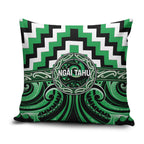 Aotearoa Ngai Tahu Pillow Cover Maori Iwi Poutama Puhoro Tattoo