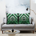 Aotearoa Ngai Tahu Pillow Cover Maori Iwi Poutama Puhoro Tattoo