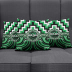 Aotearoa Ngai Tahu Pillow Cover Maori Iwi Poutama Puhoro Tattoo