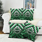 Aotearoa Ngai Tahu Pillow Cover Maori Iwi Poutama Puhoro Tattoo