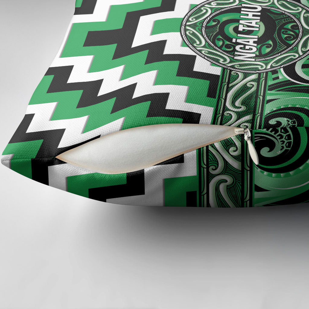 Aotearoa Ngai Tahu Pillow Cover Maori Iwi Poutama Puhoro Tattoo