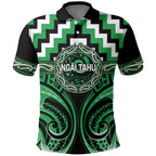 Aotearoa Ngai Tahu Personalised Polo Shirt Maori Iwi Poutama Puhoro Tattoo