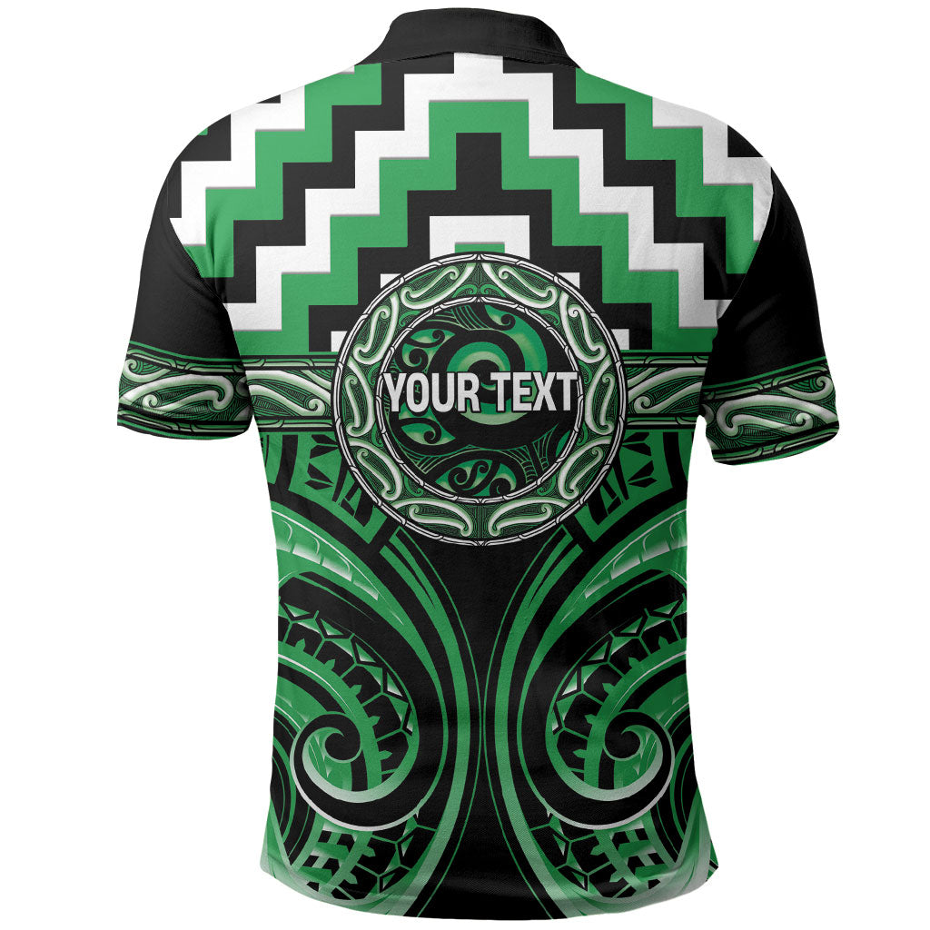 Aotearoa Ngai Tahu Personalised Polo Shirt Maori Iwi Poutama Puhoro Tattoo