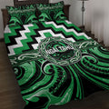 Aotearoa Ngai Tahu Quilt Bed Set Maori Iwi Poutama Puhoro Tattoo