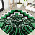 Aotearoa Ngai Tahu Round Carpet Maori Iwi Poutama Puhoro Tattoo