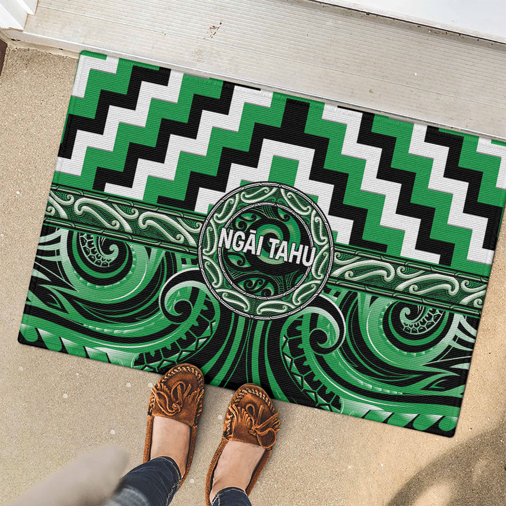 Aotearoa Ngai Tahu Rubber Doormat Maori Iwi Poutama Puhoro Tattoo