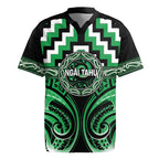 Aotearoa Ngai Tahu Personalised Rugby Jersey Maori Iwi Poutama Puhoro Tattoo