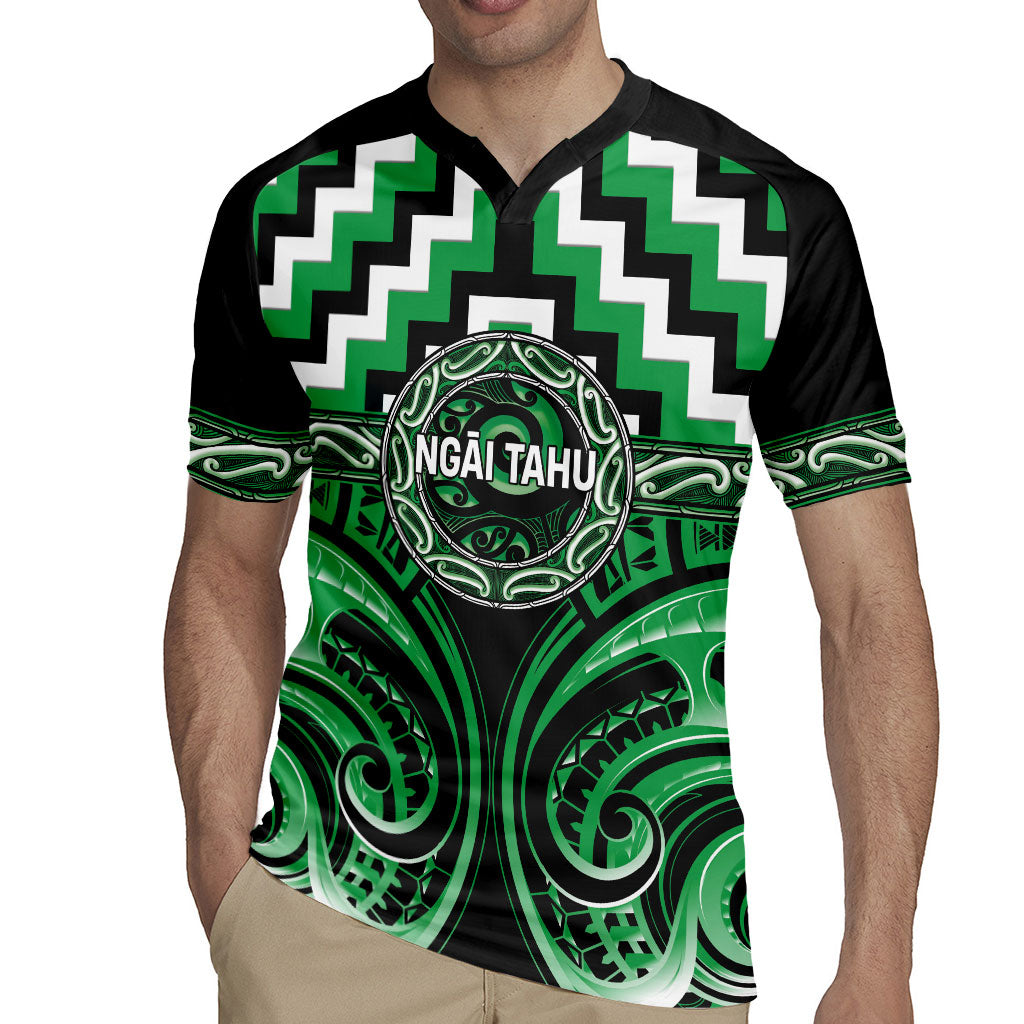 Aotearoa Ngai Tahu Personalised Rugby Jersey Maori Iwi Poutama Puhoro Tattoo