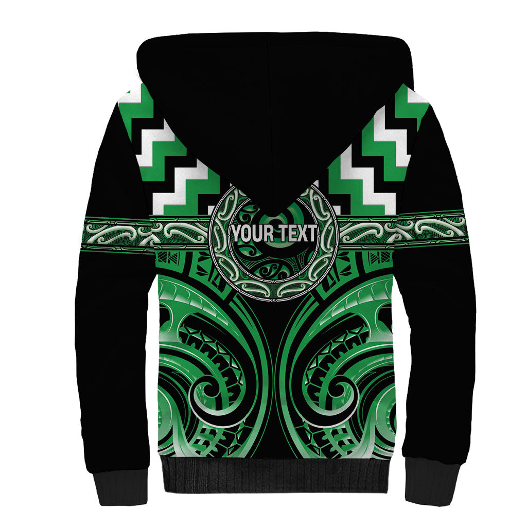 Aotearoa Ngai Tahu Personalised Sherpa Hoodie Maori Iwi Poutama Puhoro Tattoo